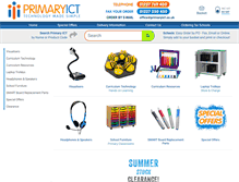 Tablet Screenshot of primaryict.co.uk